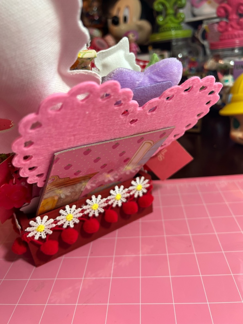 Strawberry Shortcake Desktop Handmade Memory Dex card Tray - Picture 5 of 10